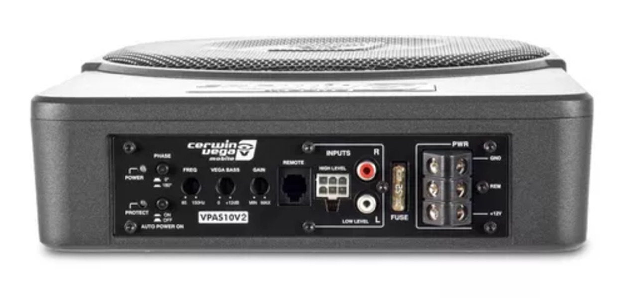 Subwoofer Plano Amplificador 10 Cerwin Vega Vpas10 550w Wow
