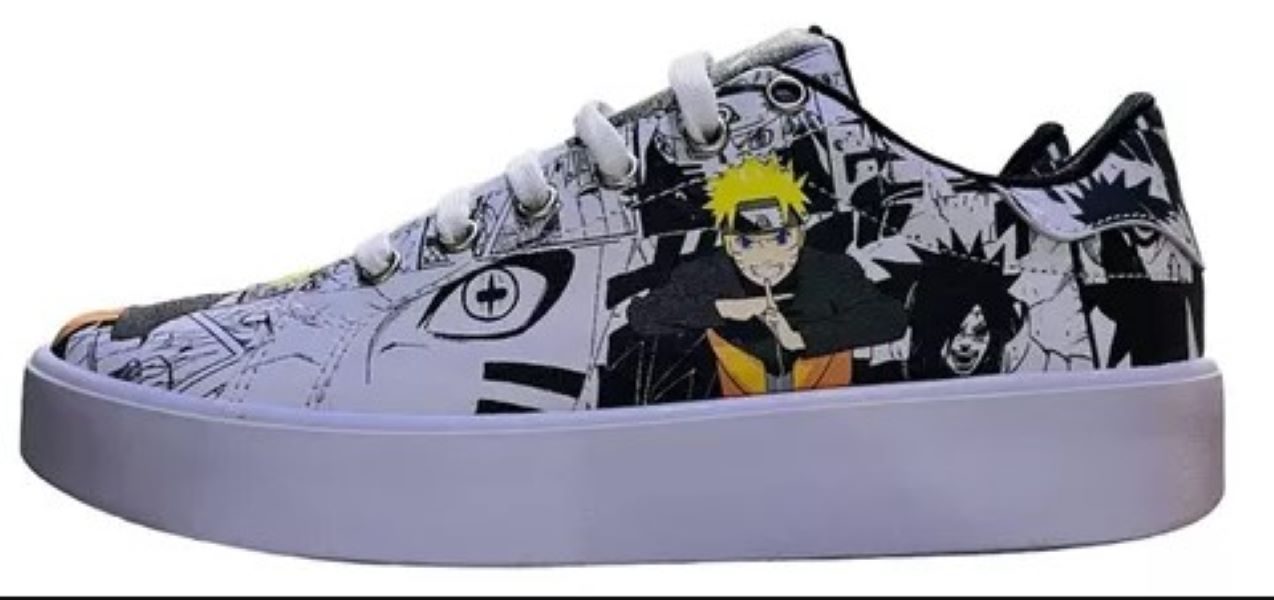 Naruto Negro | Tenis casual con dibujo