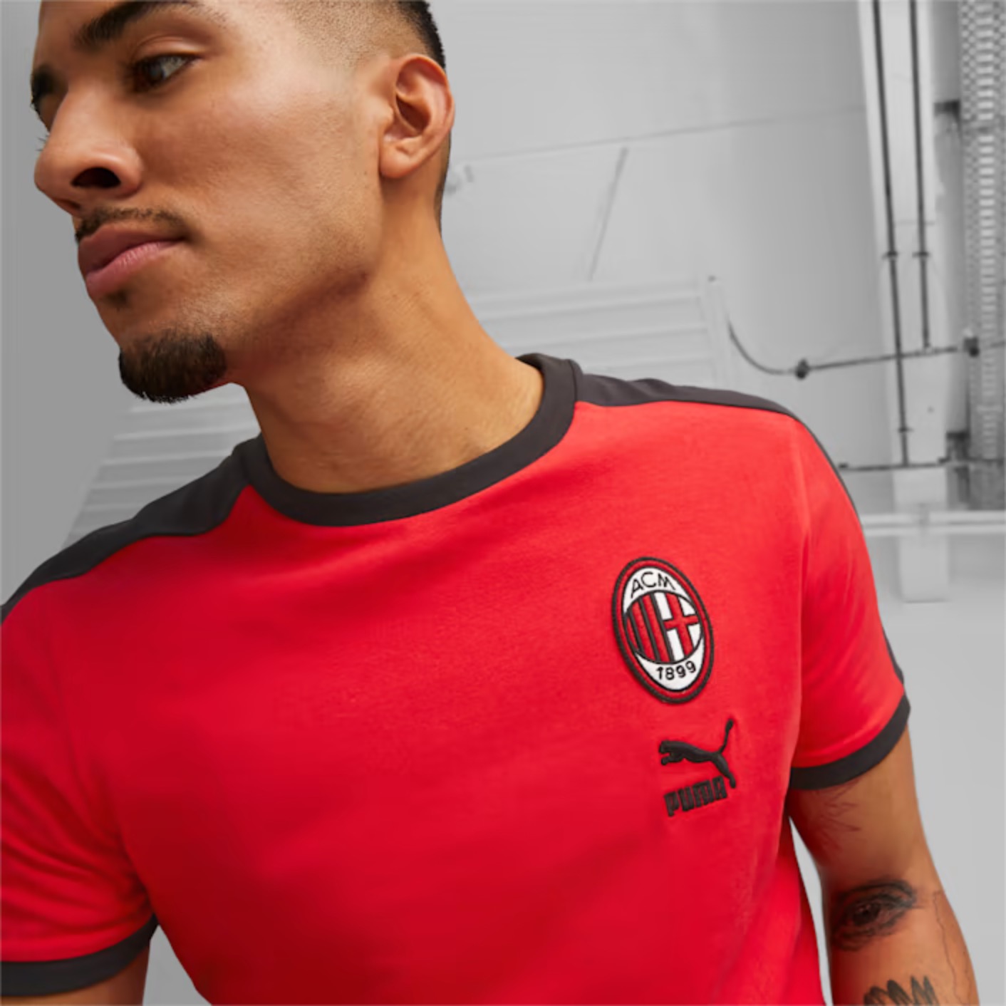 Playera Puma del Milan Heritage T7 Rojo