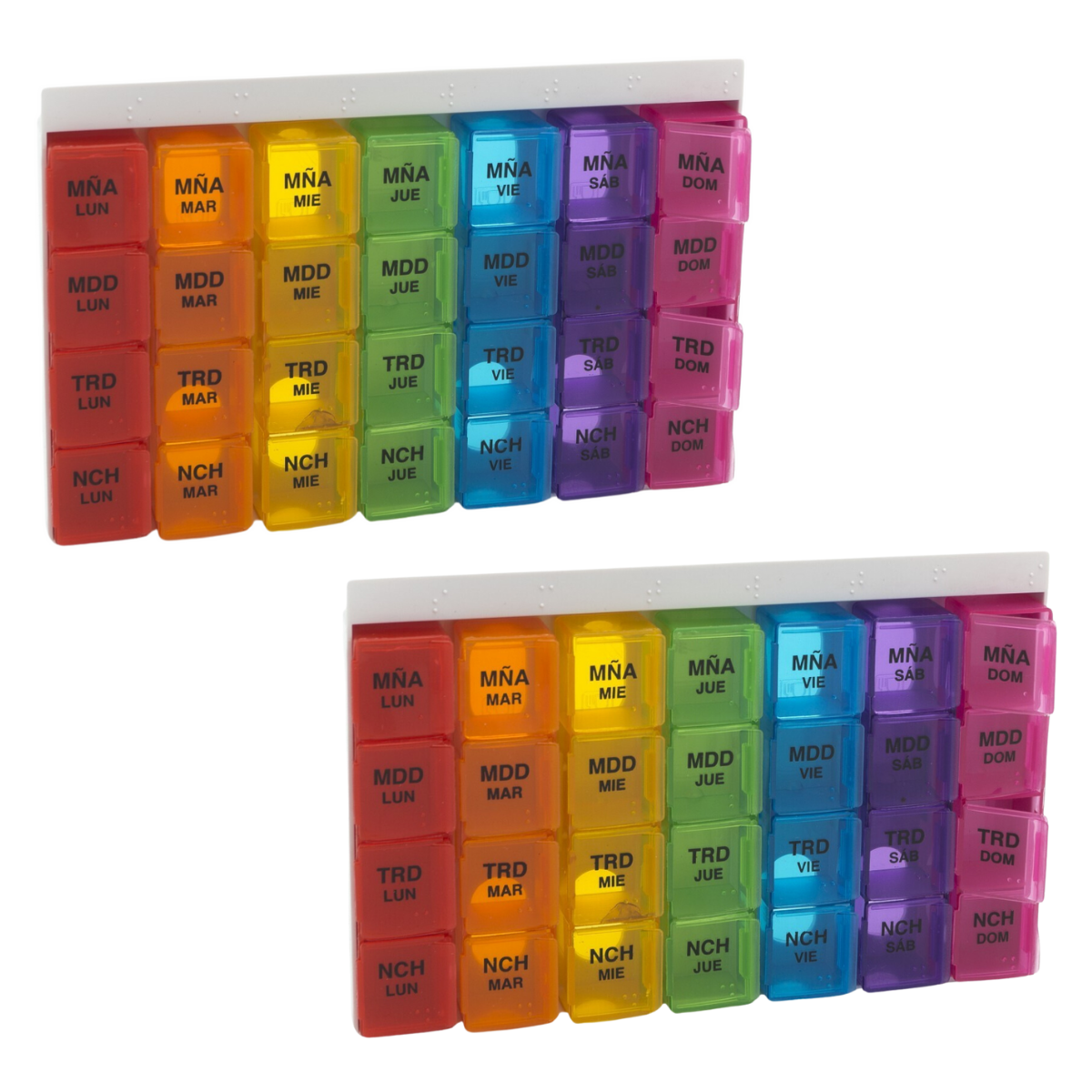 Kit 2 Pastilleros Organizador Semanal Super Confort - Médica Depot