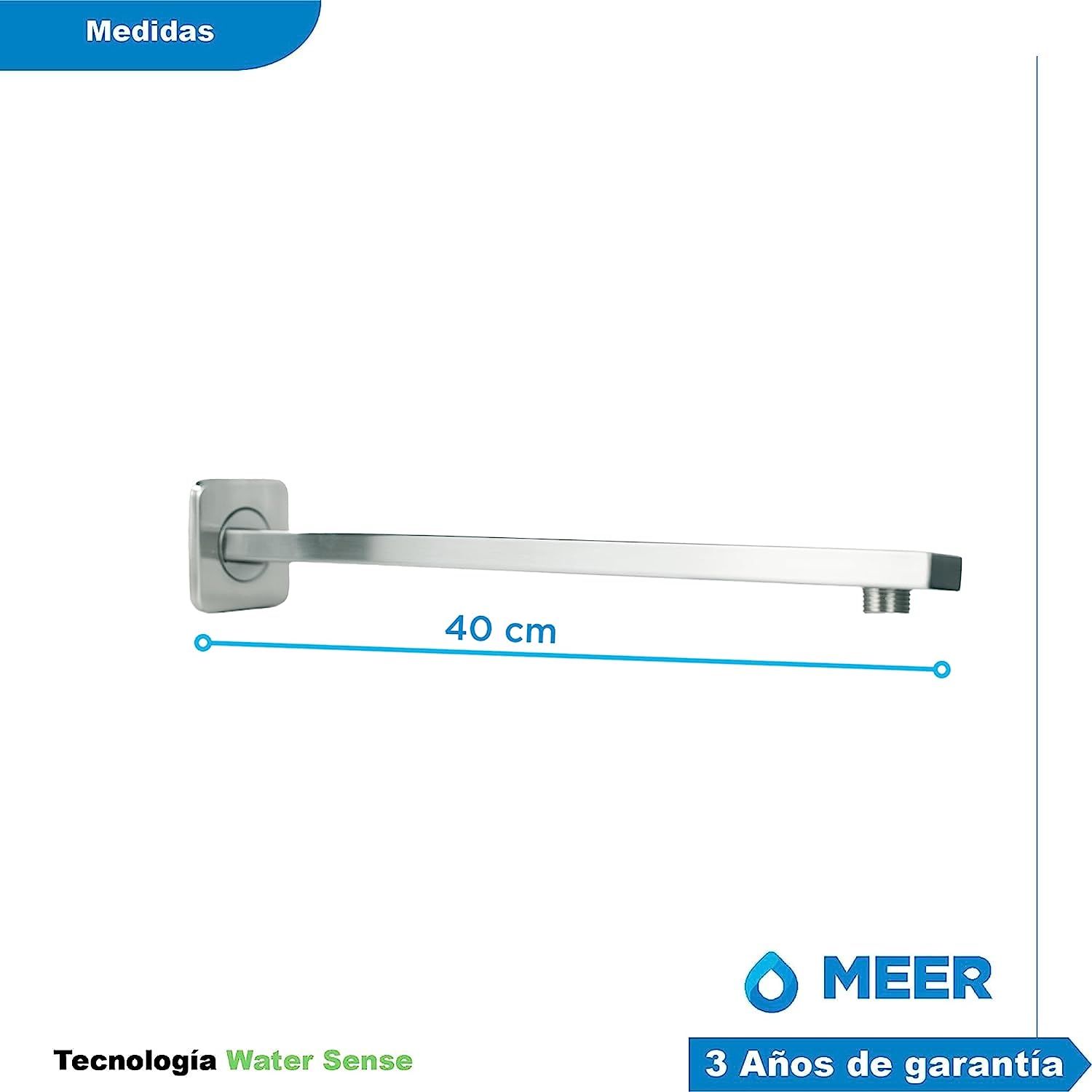 Toallero Barral Acero Inoxidable Sus304 Organizador Baño