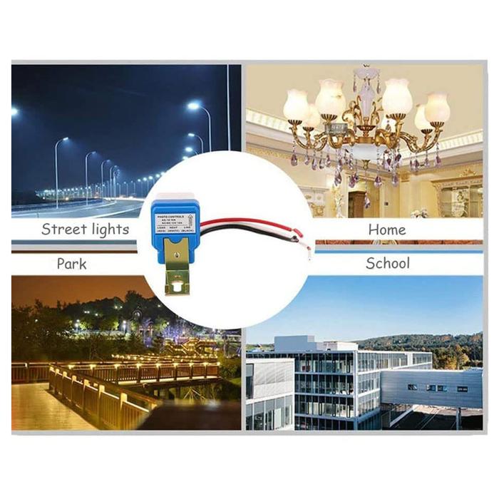 Fotocelda Activación Automática, MXPHR-002-1, Voltaje Entrada 220DC, 10A, 60Hz, Automático 
, PhotoCellPro