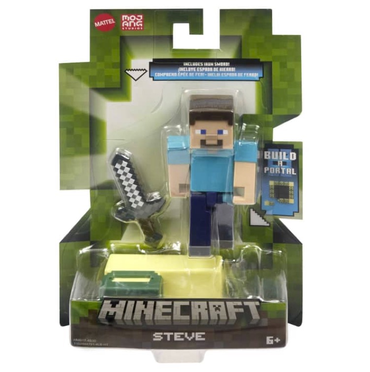 Minecraft Vanilla Figura de Acción Steve