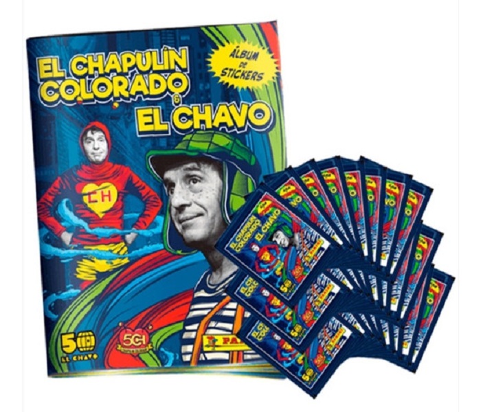 Album + 50 Sobres de El Chapulin Colorado y el Chavo del Ocho - Panini