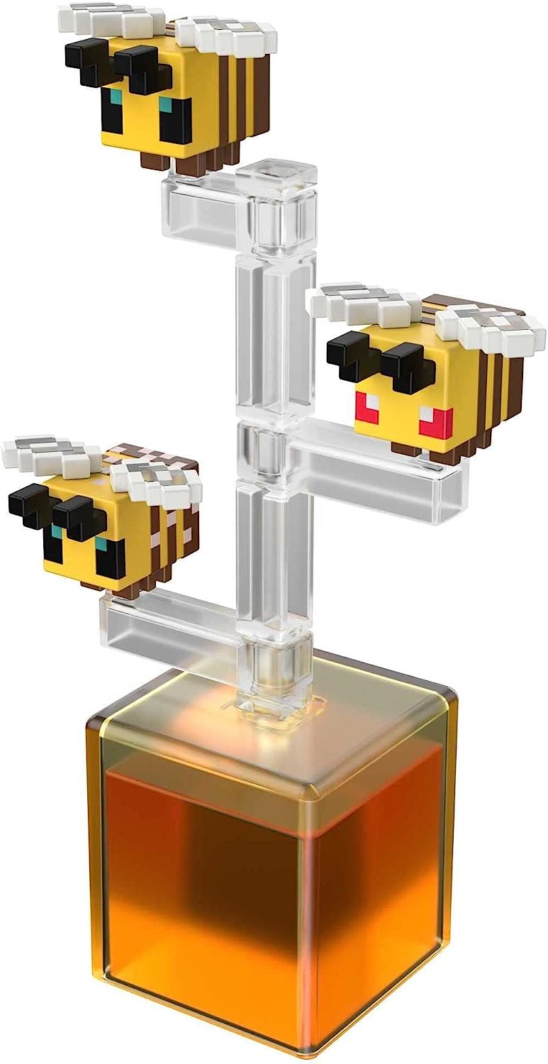 Minecraft Vanilla Figura de Acción Bees ABEJAS