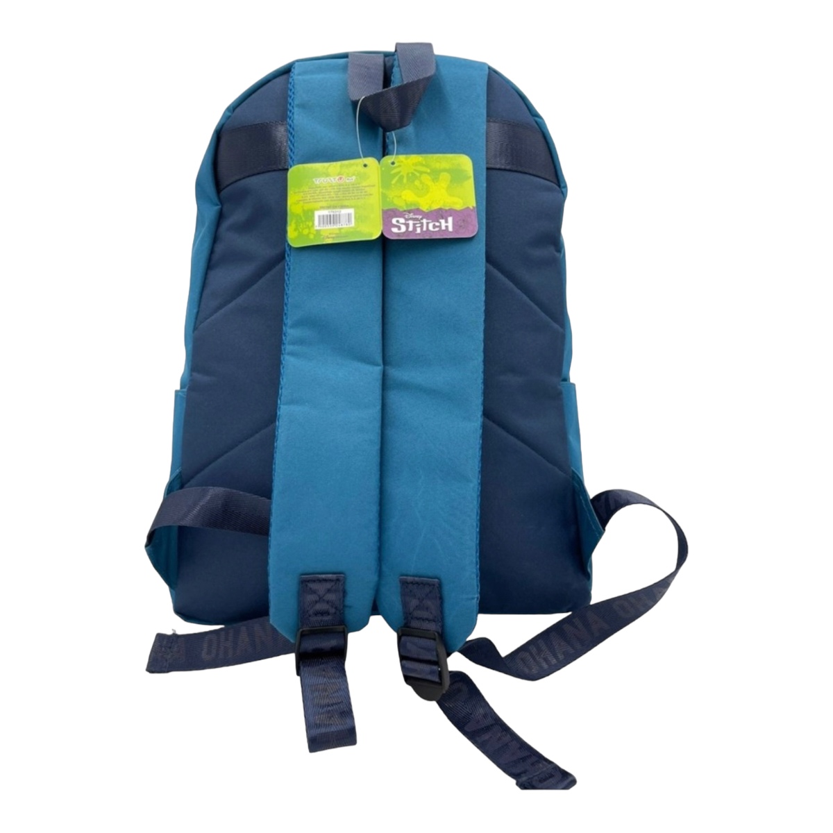 Mochila mochila escolar Luxcel Stitch MS46410SC e LA46412SC color azul  marino diseño estampado