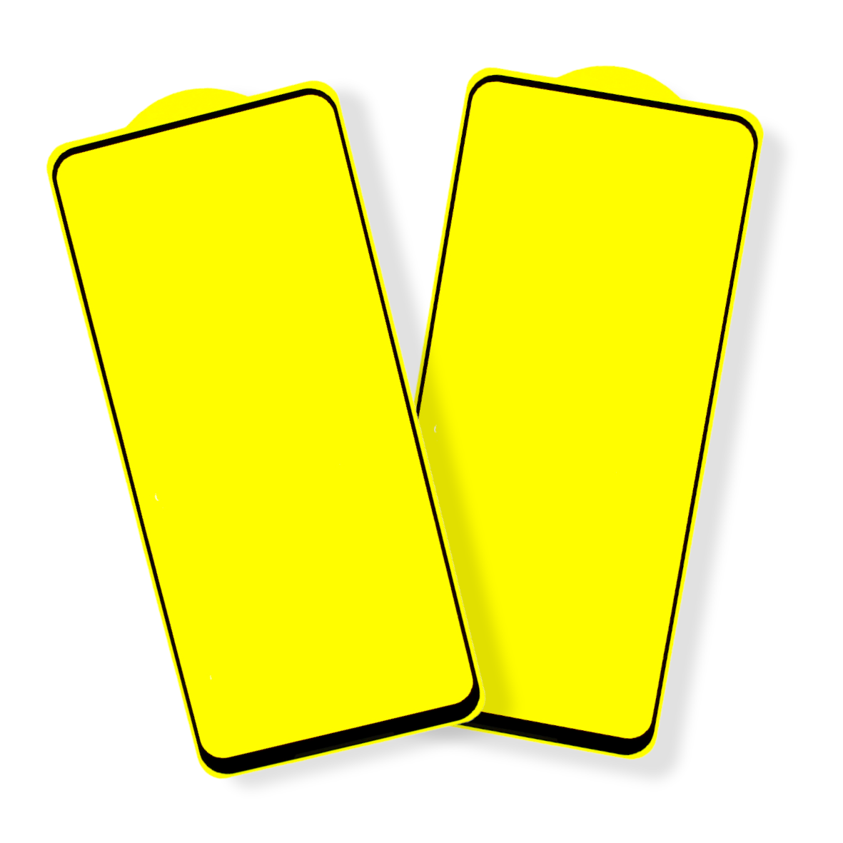 2x Mica Cristal 9D Protector de Pantalla para OPPO A57 con Marco Color Negro