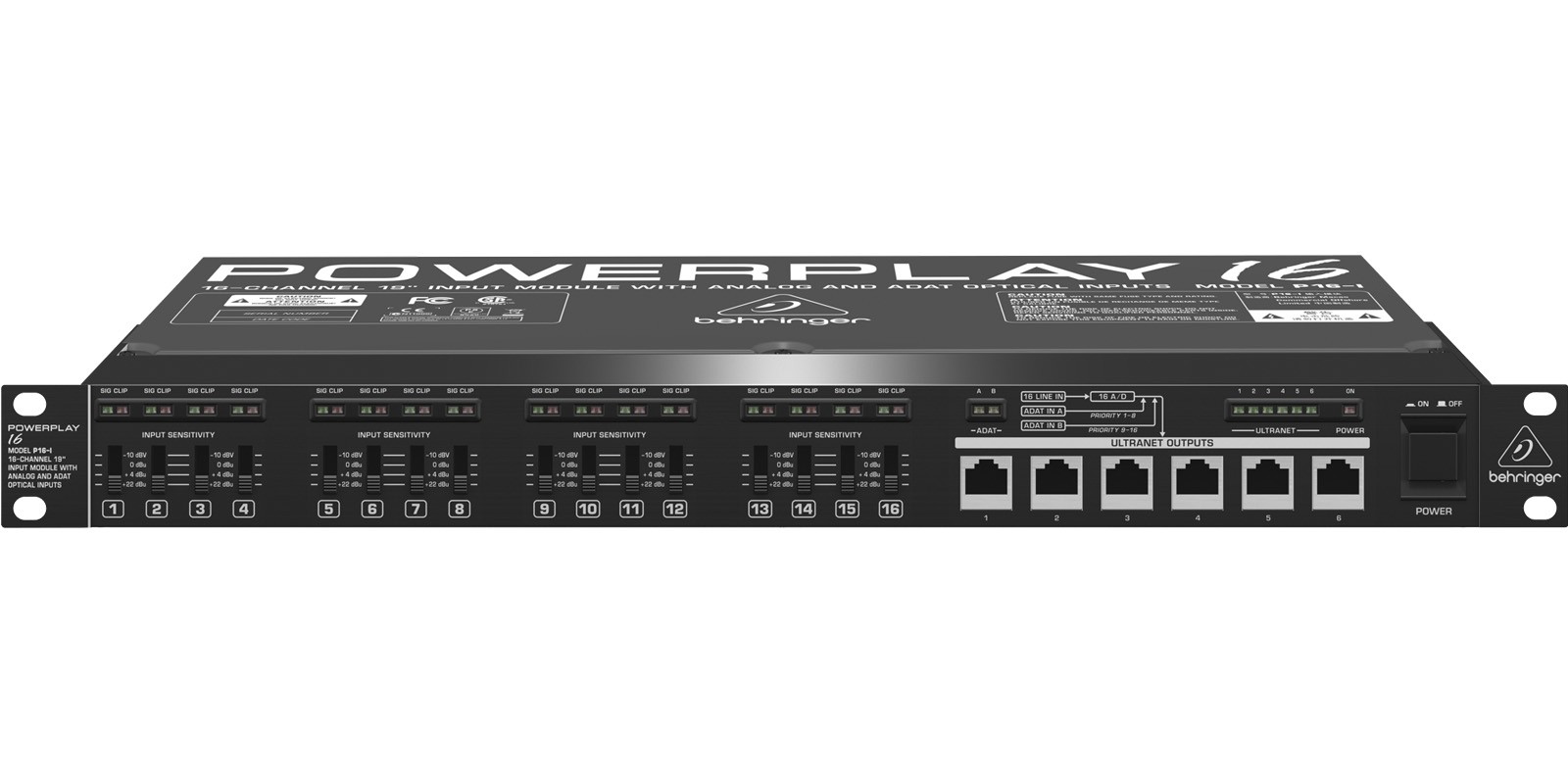 Convertidor Behringer modelo P16-I.