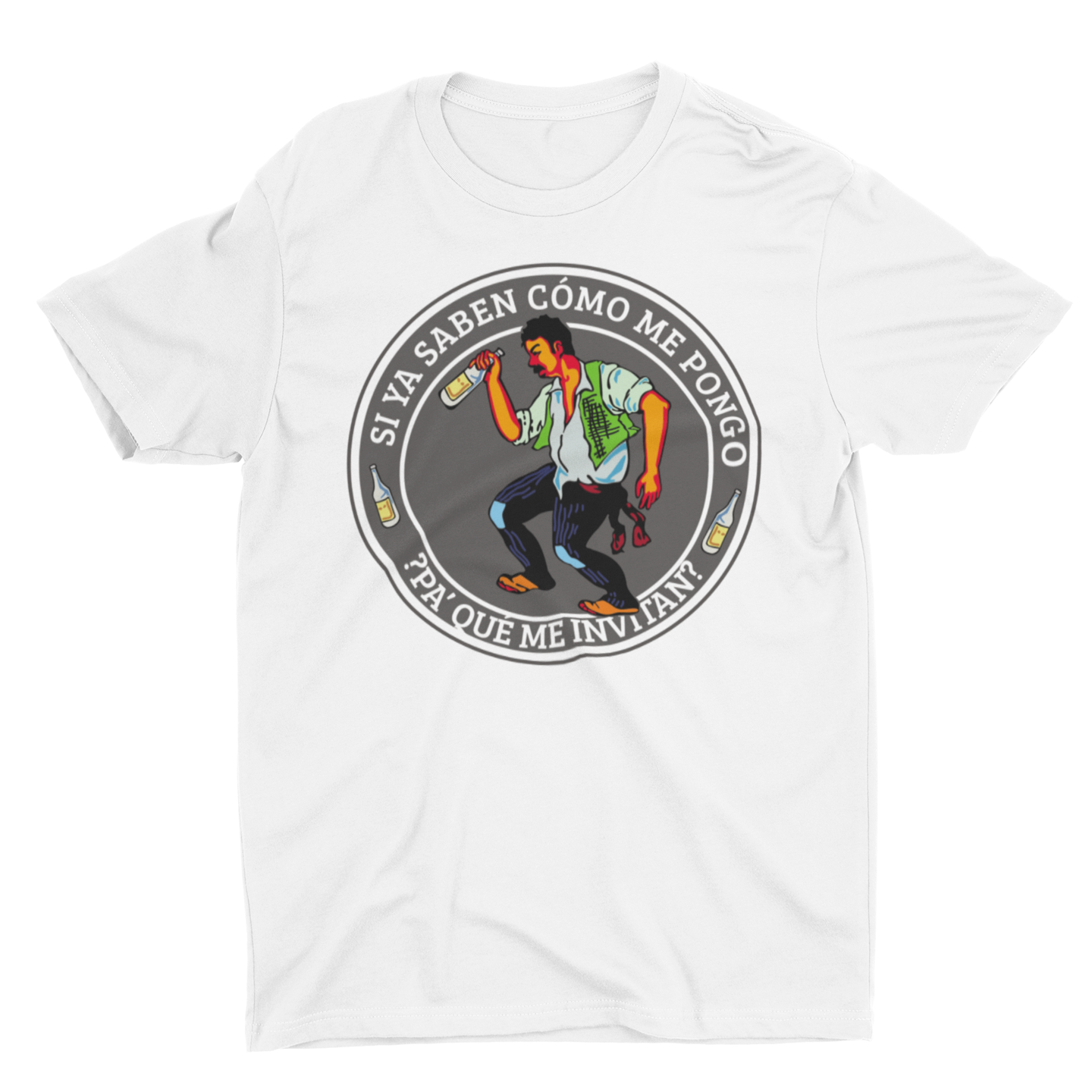 Playera Caballero y Dama Borracho Lotería Meme