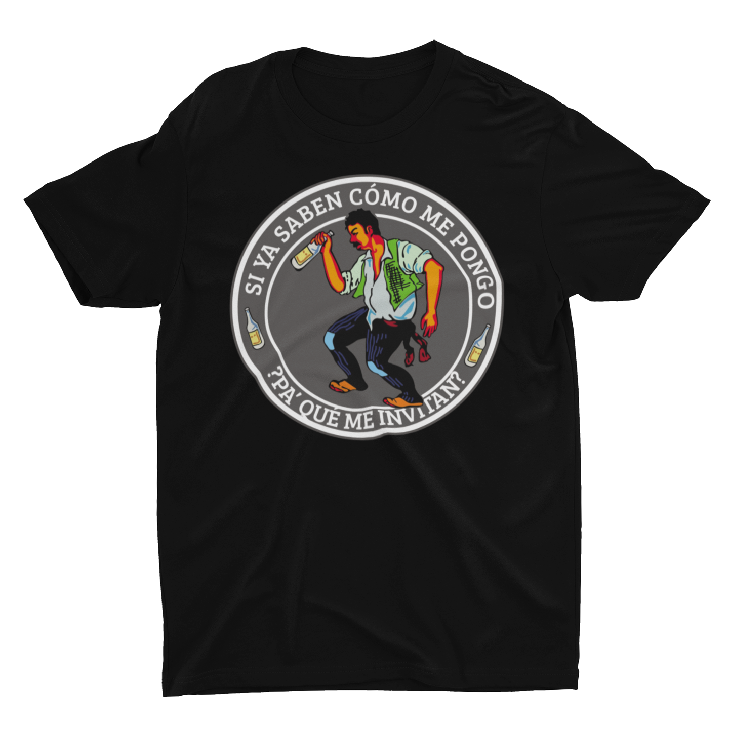 Playera Caballero y Dama Borracho Lotería Meme