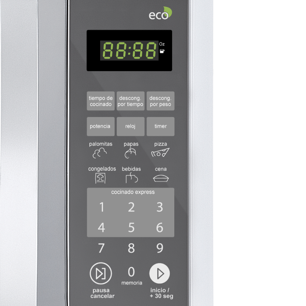 Horno De Microondas Mabe HMM111SEJ 1.1 ft Espejo 127V 1500W