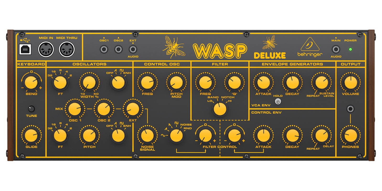 Sintetizador Behringer Modelo WASP DELUXE