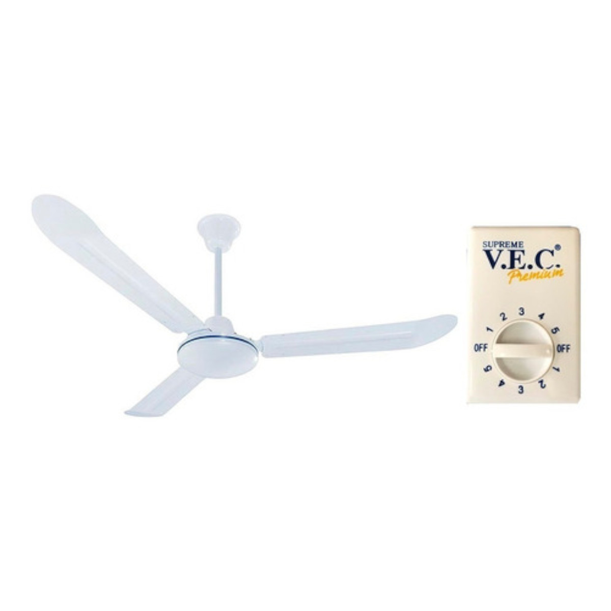 Ventilador De Techo 56" Supreme Vec VEC-961 5 velocidades