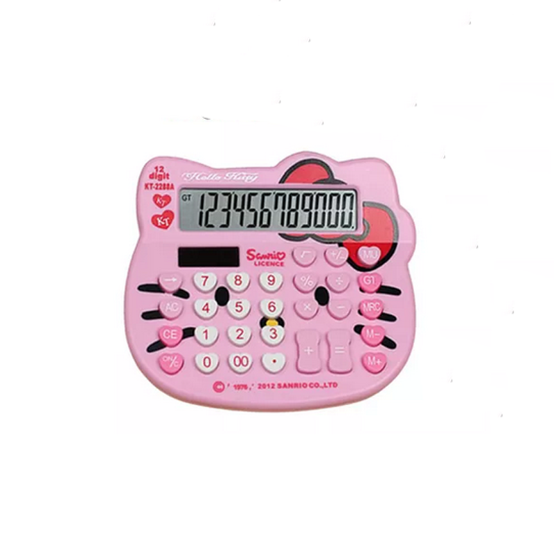 Calculadora Hello Kitty Multifuncional Con Carga Solar