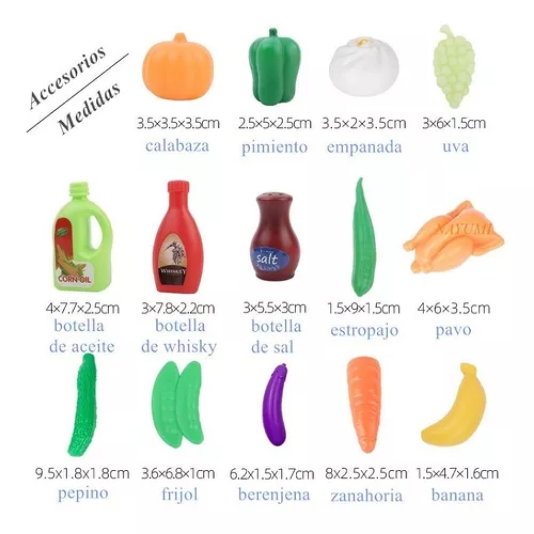 Juguete Utensilios De Cocina Para Niños Con Ollas Y Sartenes