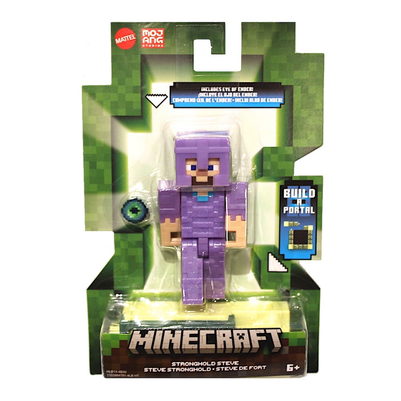 Minecraft Vanilla Figura Stronghold Steve Morado FORTALEZA