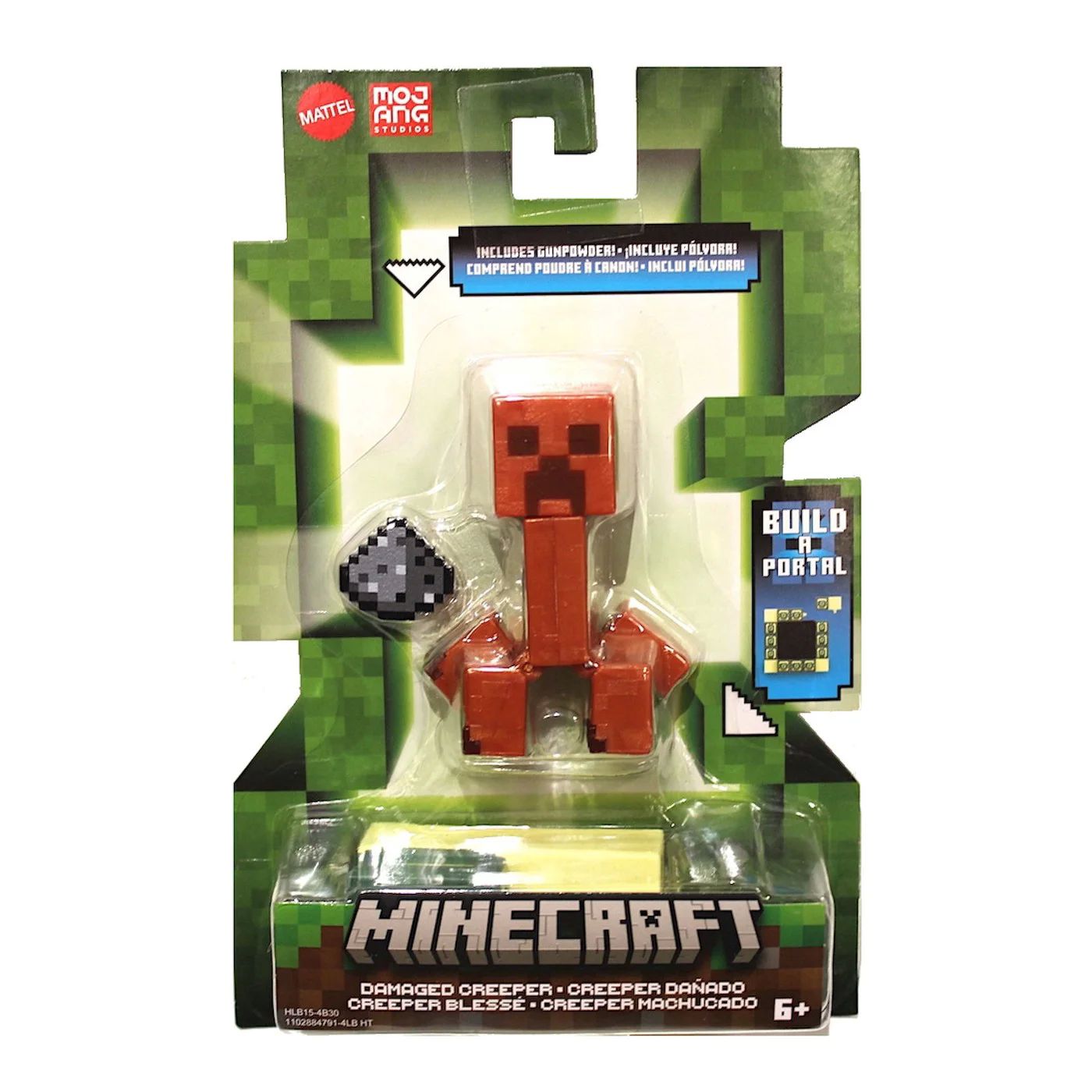 Minecraft Vanilla Figura de Acción Creeper Herido