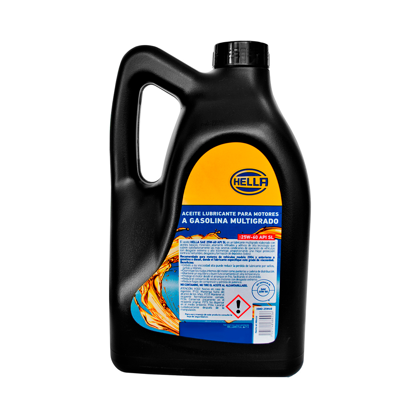 Shell 25w60 Aceite 25w60 Mineral Multigrado Api Cf 5 Litros Hella