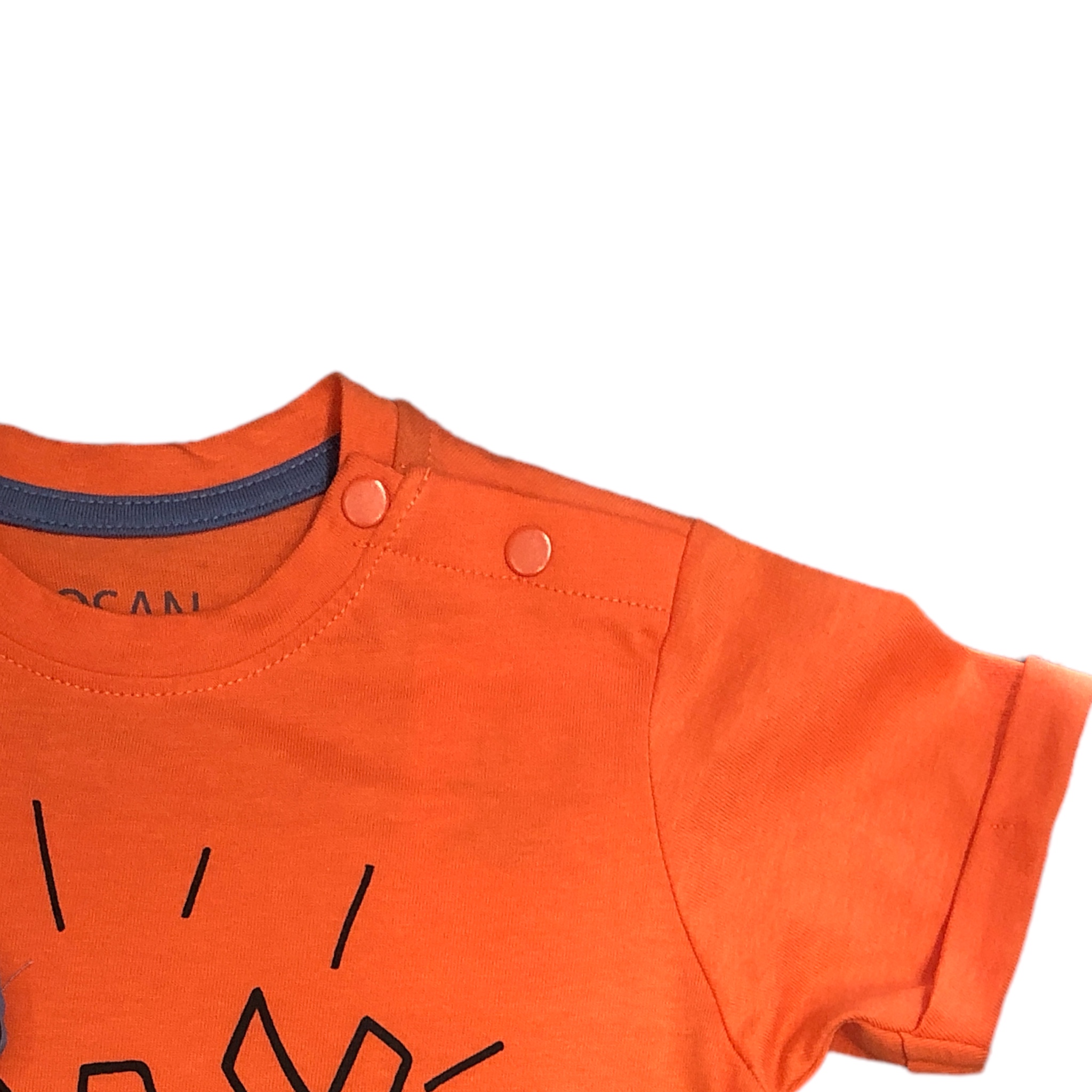 Playera naranja charms 3D para bebé niño YAY Losan