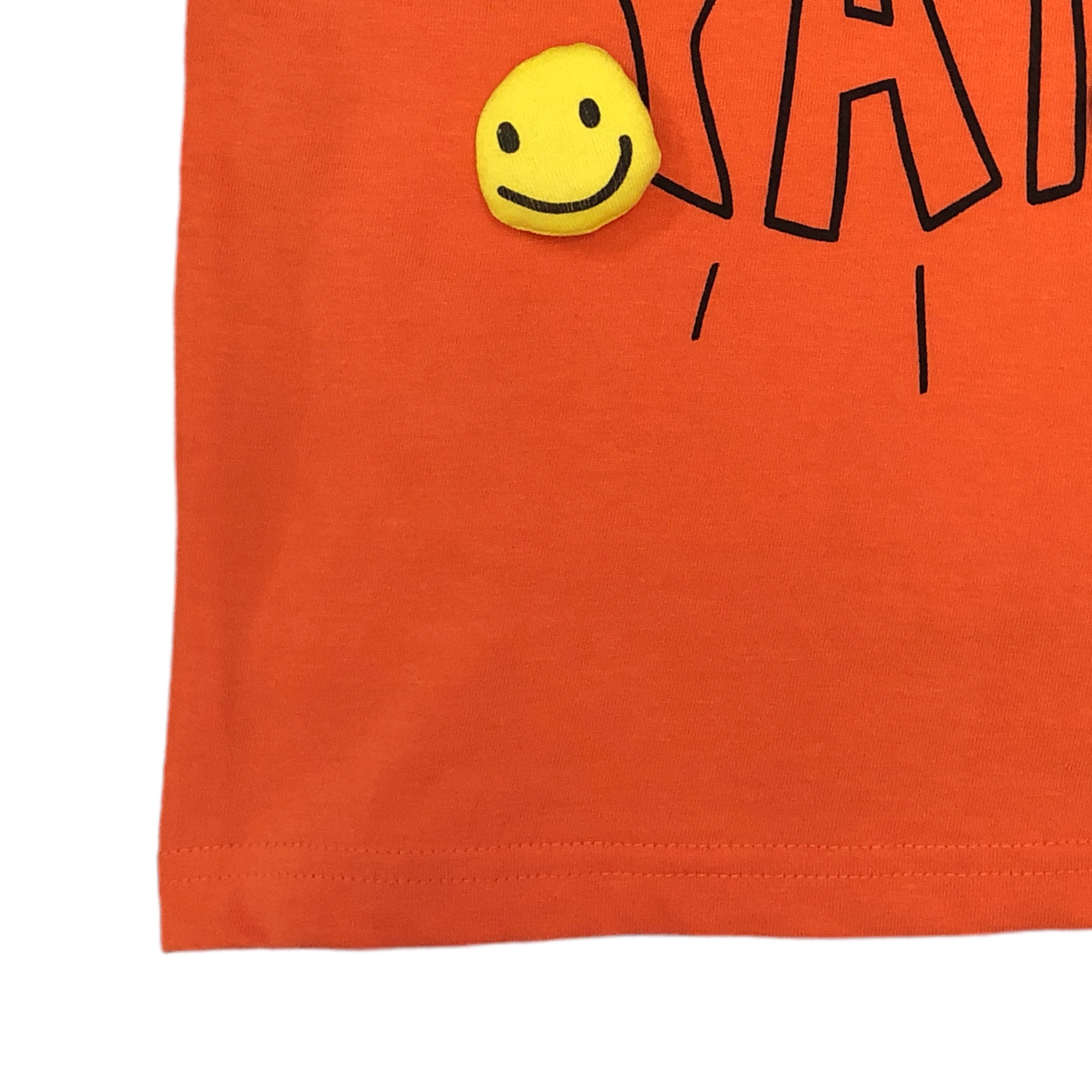 Playera naranja charms 3D para bebé niño YAY Losan