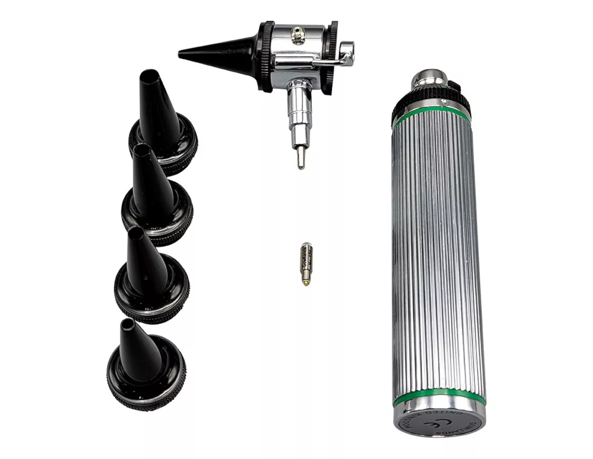 Gowllands - Estuche de diagnóstico médico ojos, nariz, oídos y garganta 9 pzs.