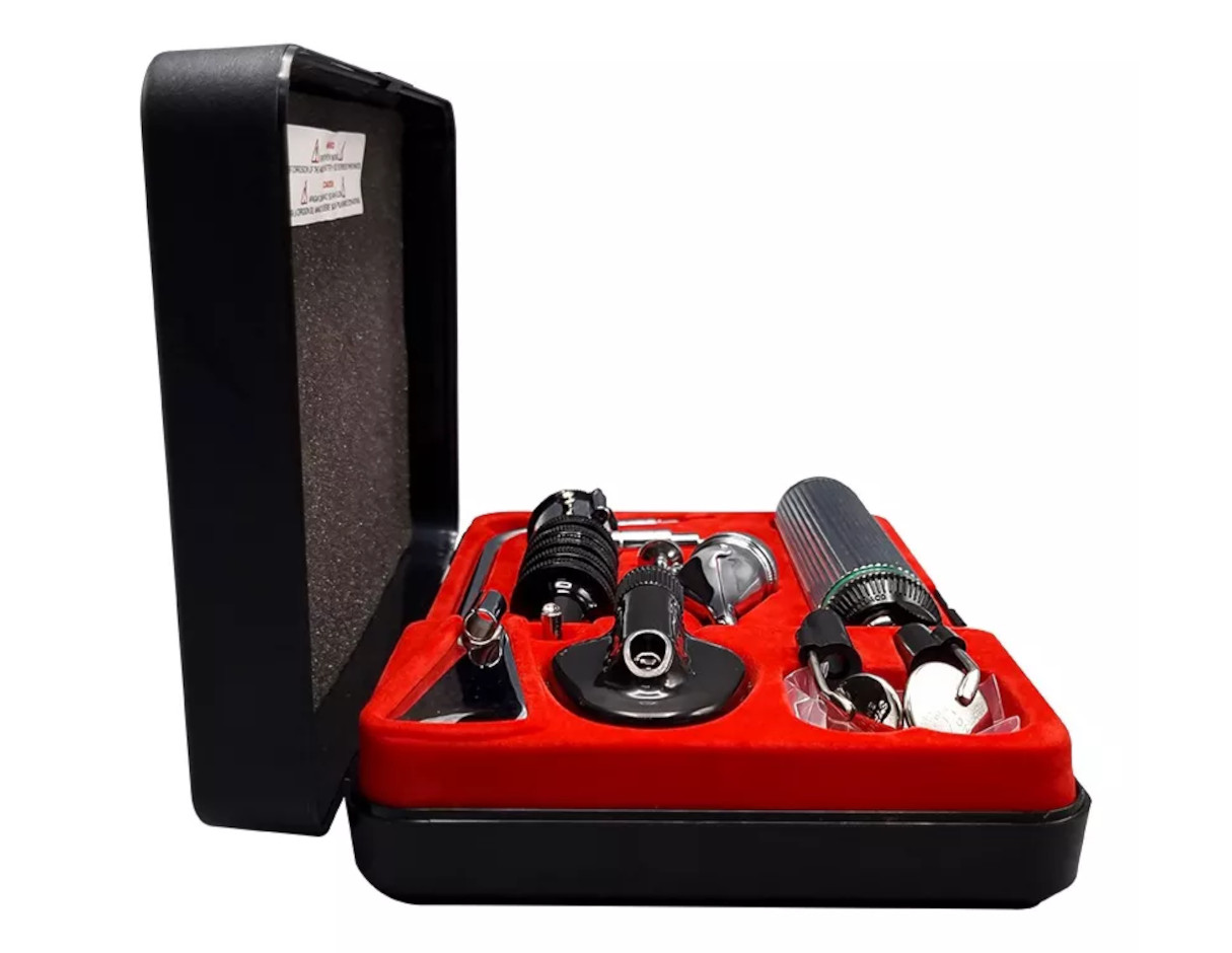 Gowllands - Estuche de diagnóstico médico ojos, nariz, oídos y garganta 9 pzs.