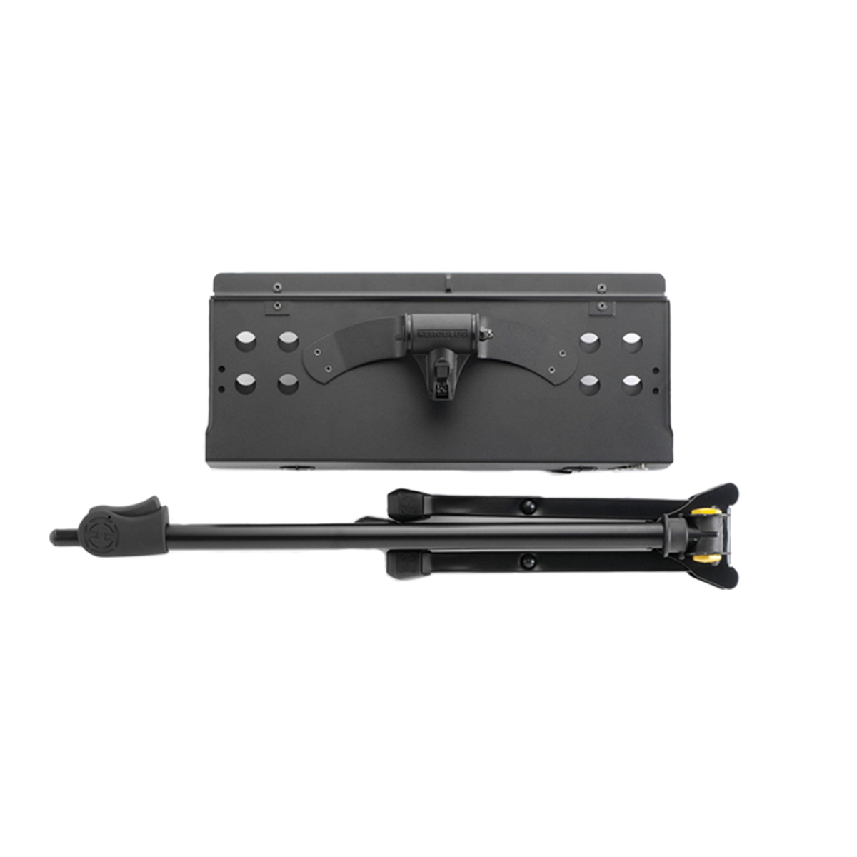 Hercules BS301B Atril Profesional De Aluminio - Altura Regulable Y Base Inclinable 90° - Ideal Para Músicos Y Lectores