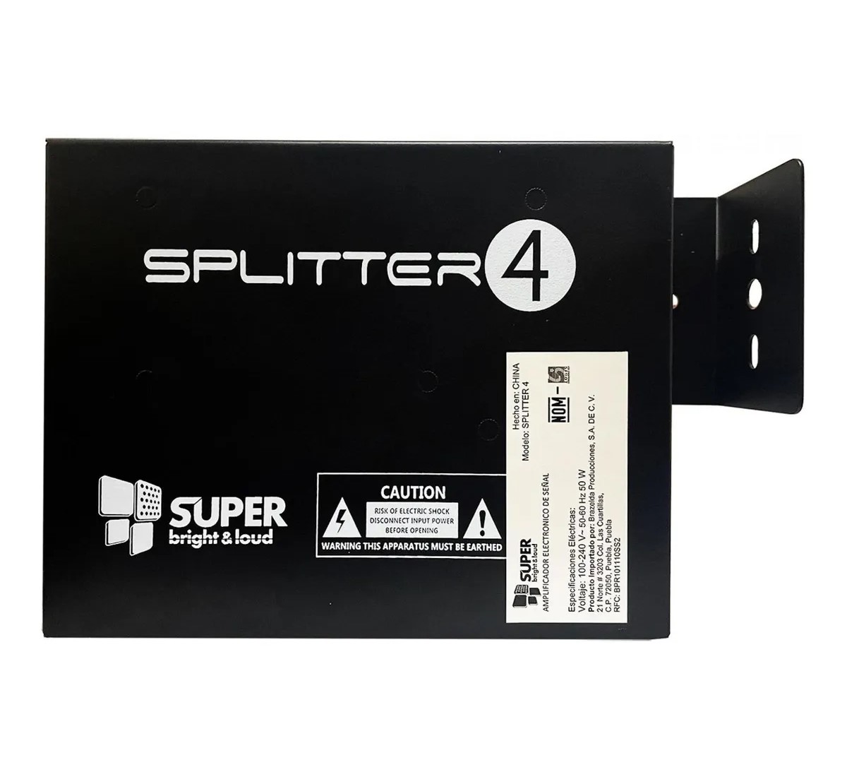 Splitter SUPER BRIGHT  DMX 1 entrada 4 salidas