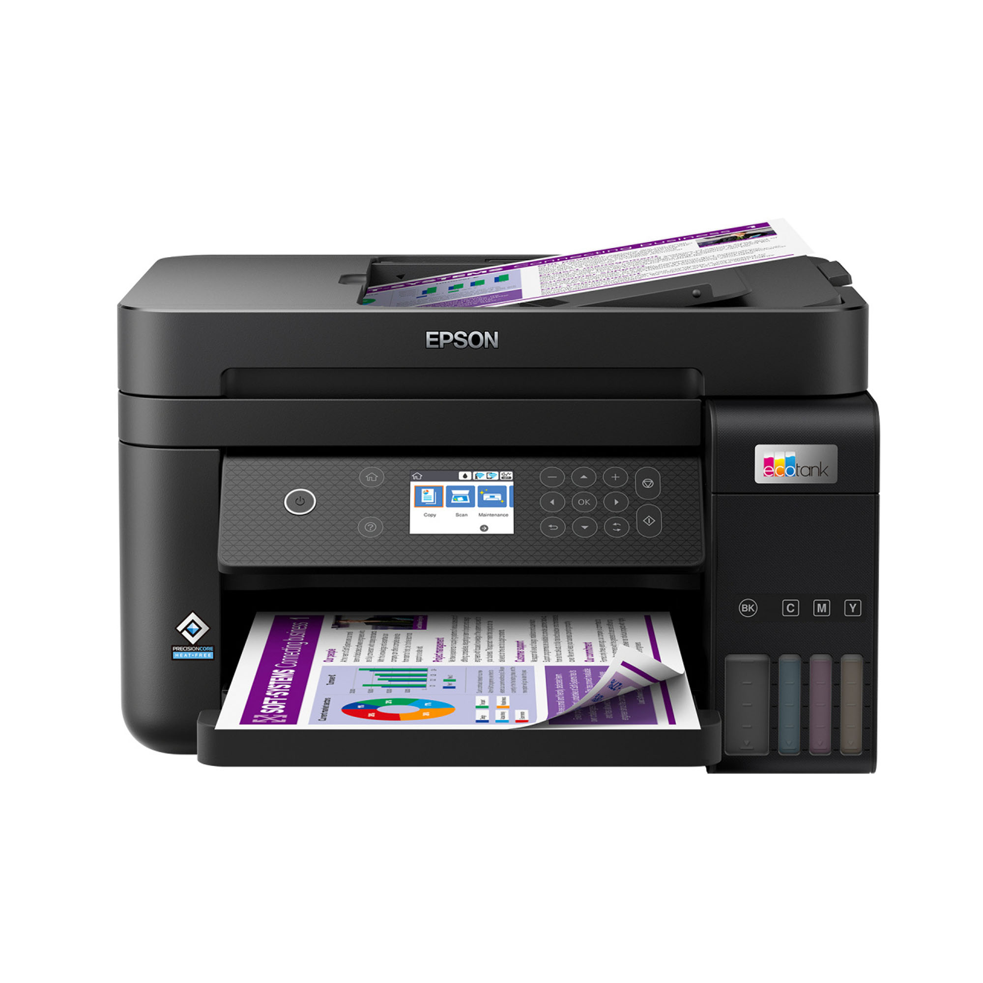 Multifuncional Epson EcoTank L6270 Color Inyección Tanque de Tinta Inalámbrico Wi-Fi.