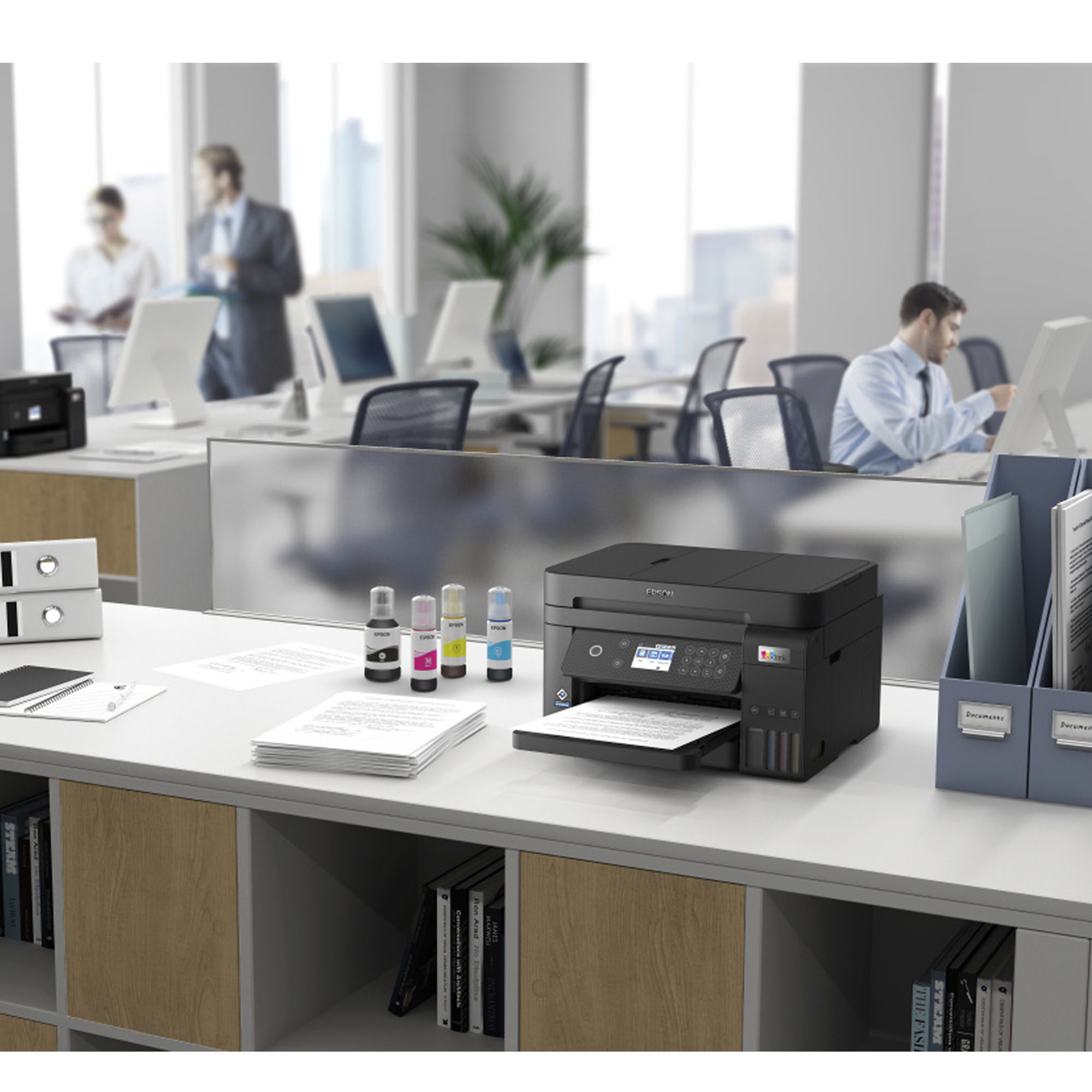 Multifuncional Epson EcoTank L6270 Color Inyección Tanque de Tinta Inalámbrico Wi-Fi.