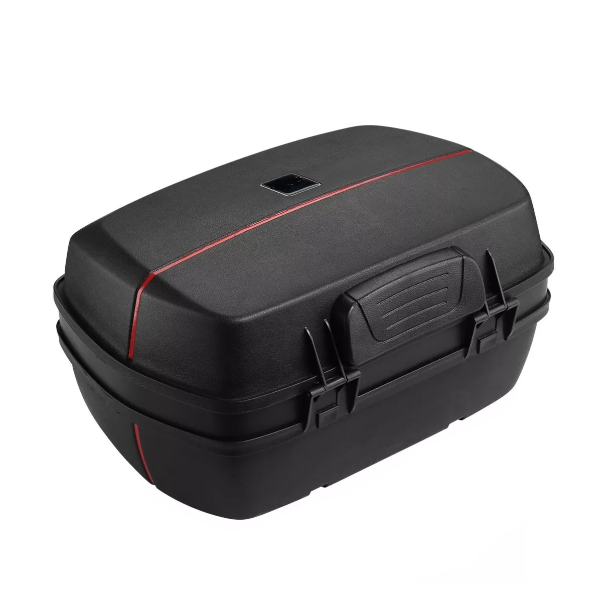 Caja Moto Para 2 Cascos Respaldo Acojinado Baul 45l