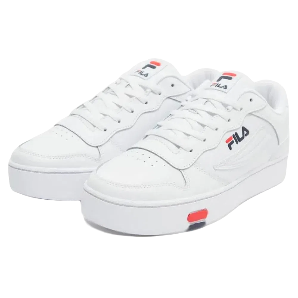 Tenis Fila Mgx 100 Blanco Azul Hombre 1cm01655 125.