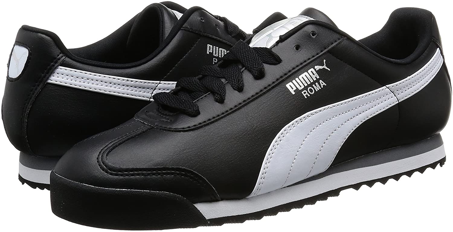 Tenis Original Roma Basic Negro Blanco Hombre 353572 11.