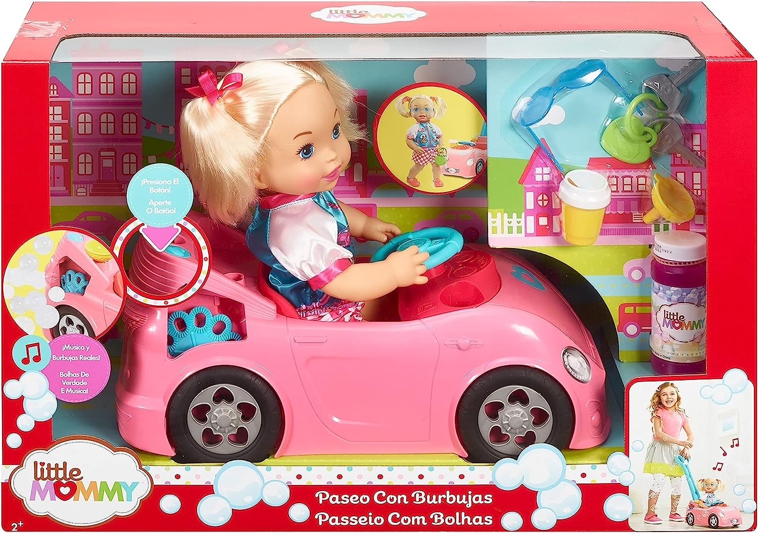 Little Mommy Muñeca Paseo con Burbujas