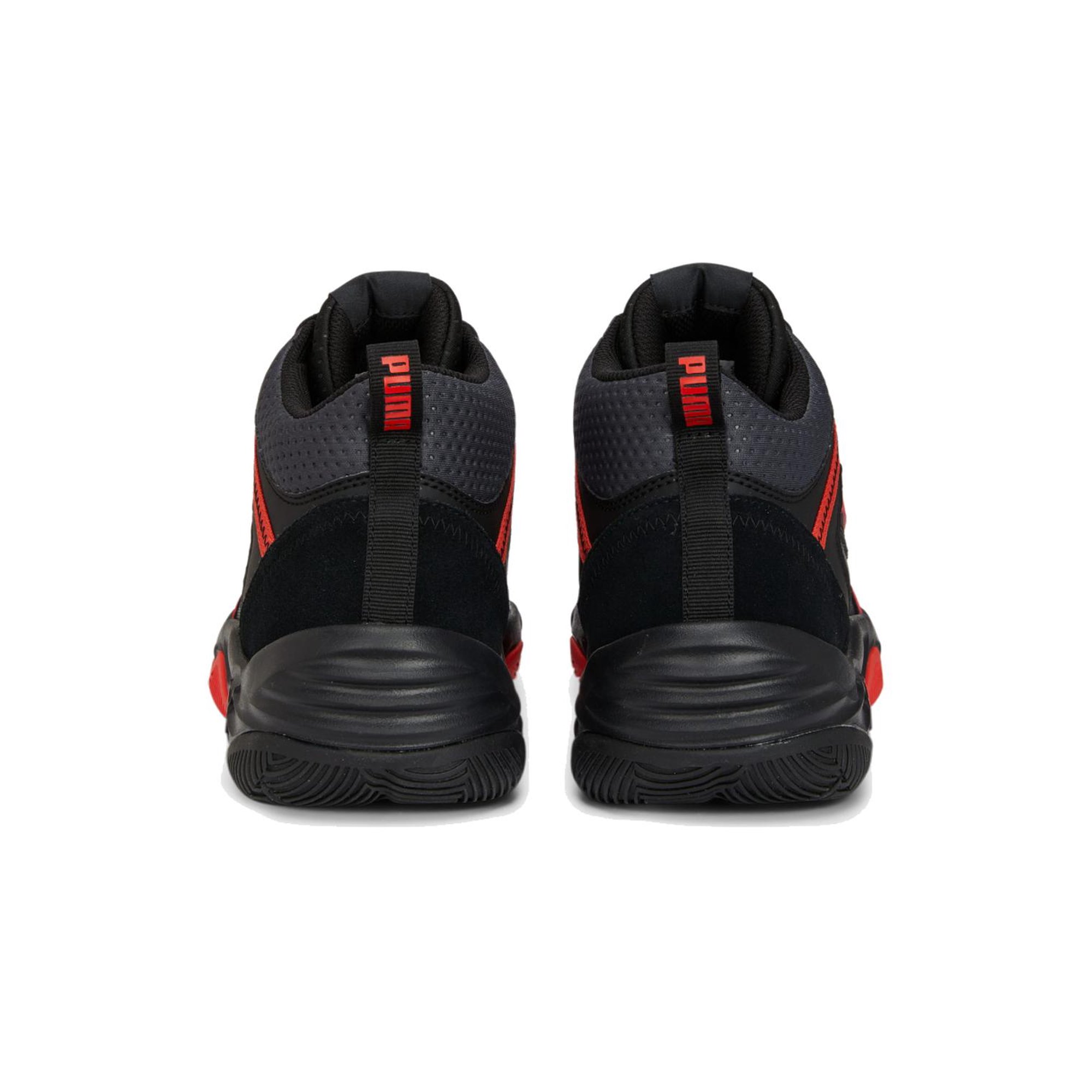 Tenis Bota Puma Rebound Future Negro Rojo de Caballero Original