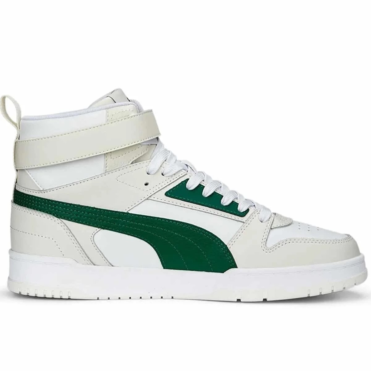 Tenis Bota Puma RBD Game Blanco Verde de Caballero Original