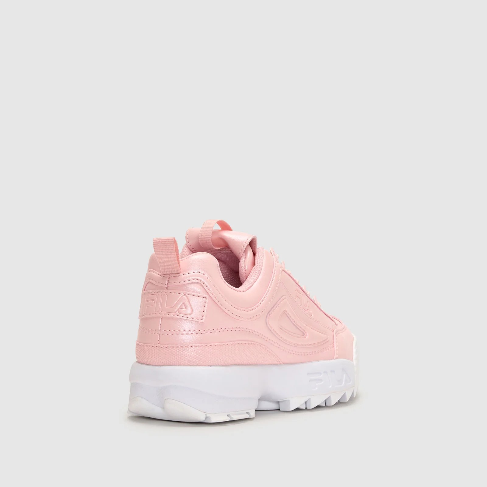 Tenis Fila Disruptor 2 Rosa Aperlado de Dama Original