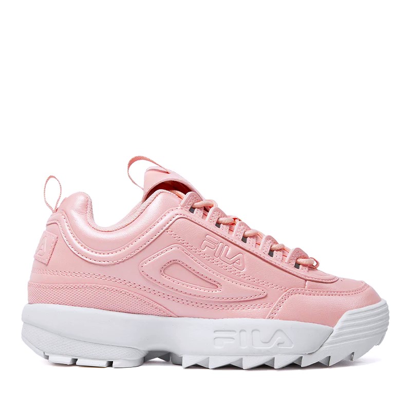 Tenis Fila Disruptor 2 Rosa Aperlado de Dama Original