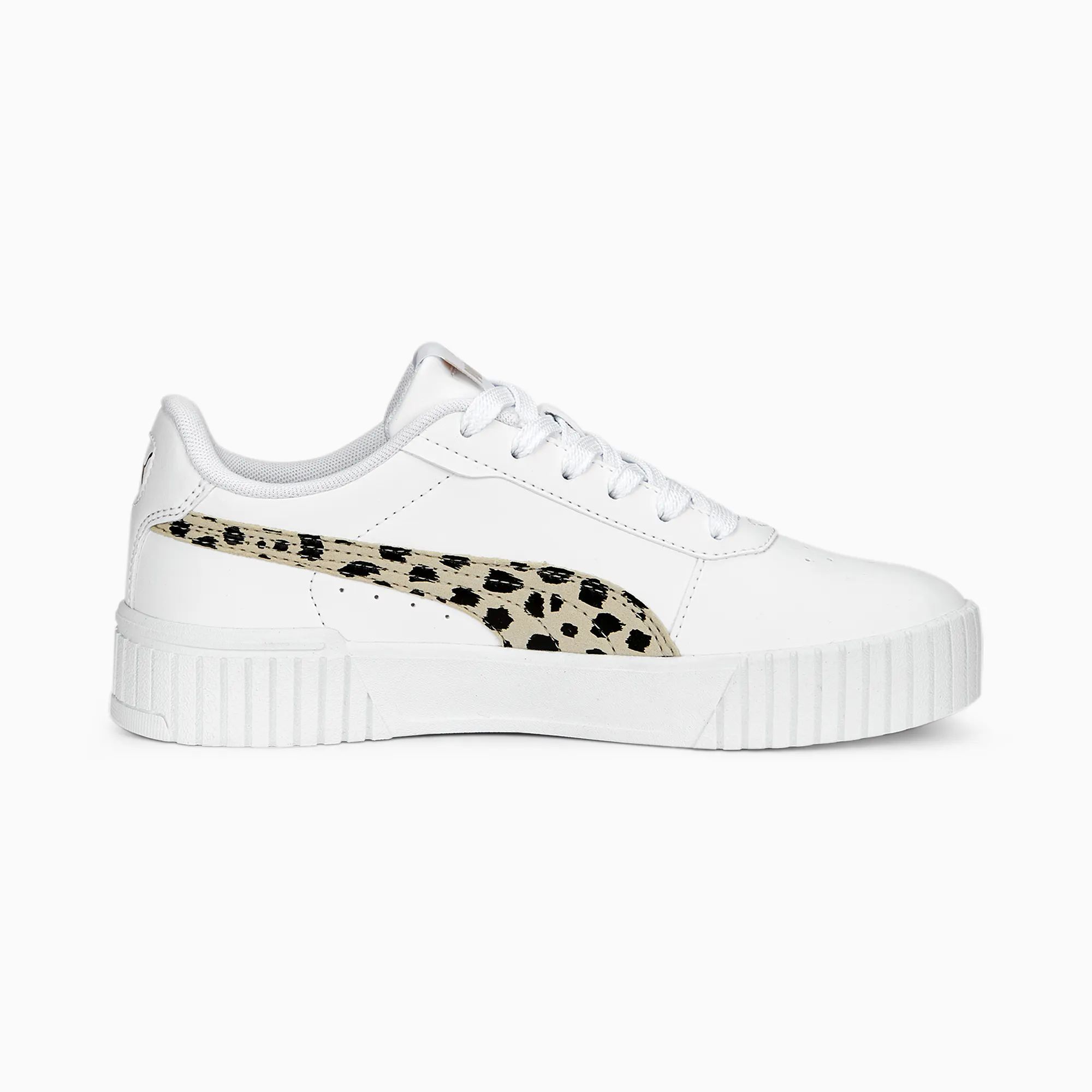 Tenis Puma Carina Blanco Animal Print de Dama Original