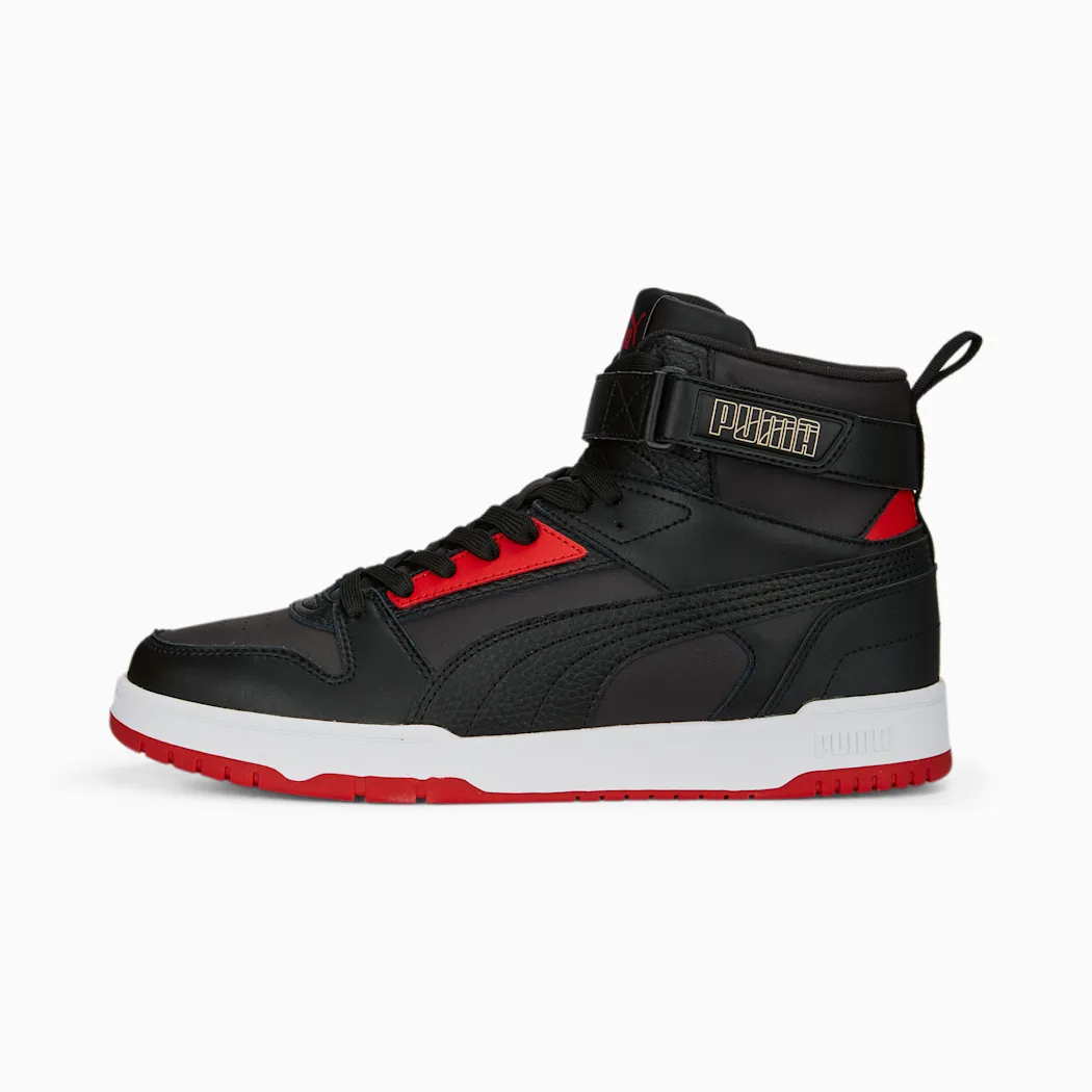 Tenis Puma RBD Game Negro Rojo de Caballero Original