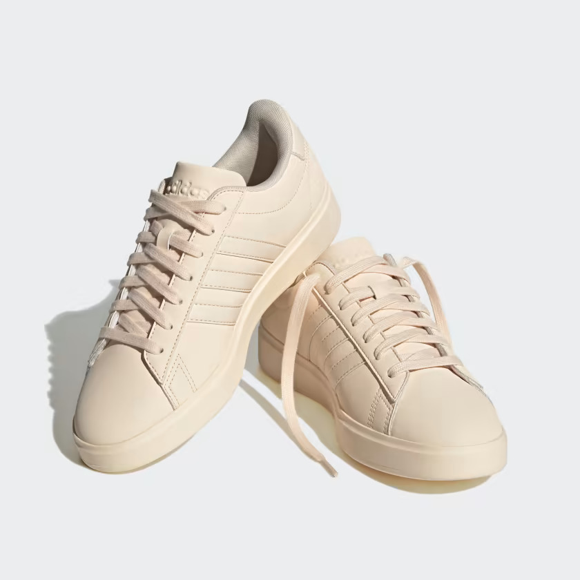 Tenis Adidas Grand Court Coral Claro de Dama Original.