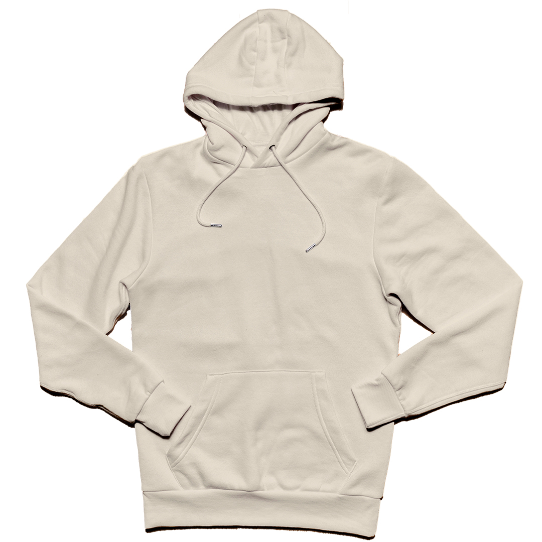 Sudadera Hoodie Hueso Con Capucha y Cangurera