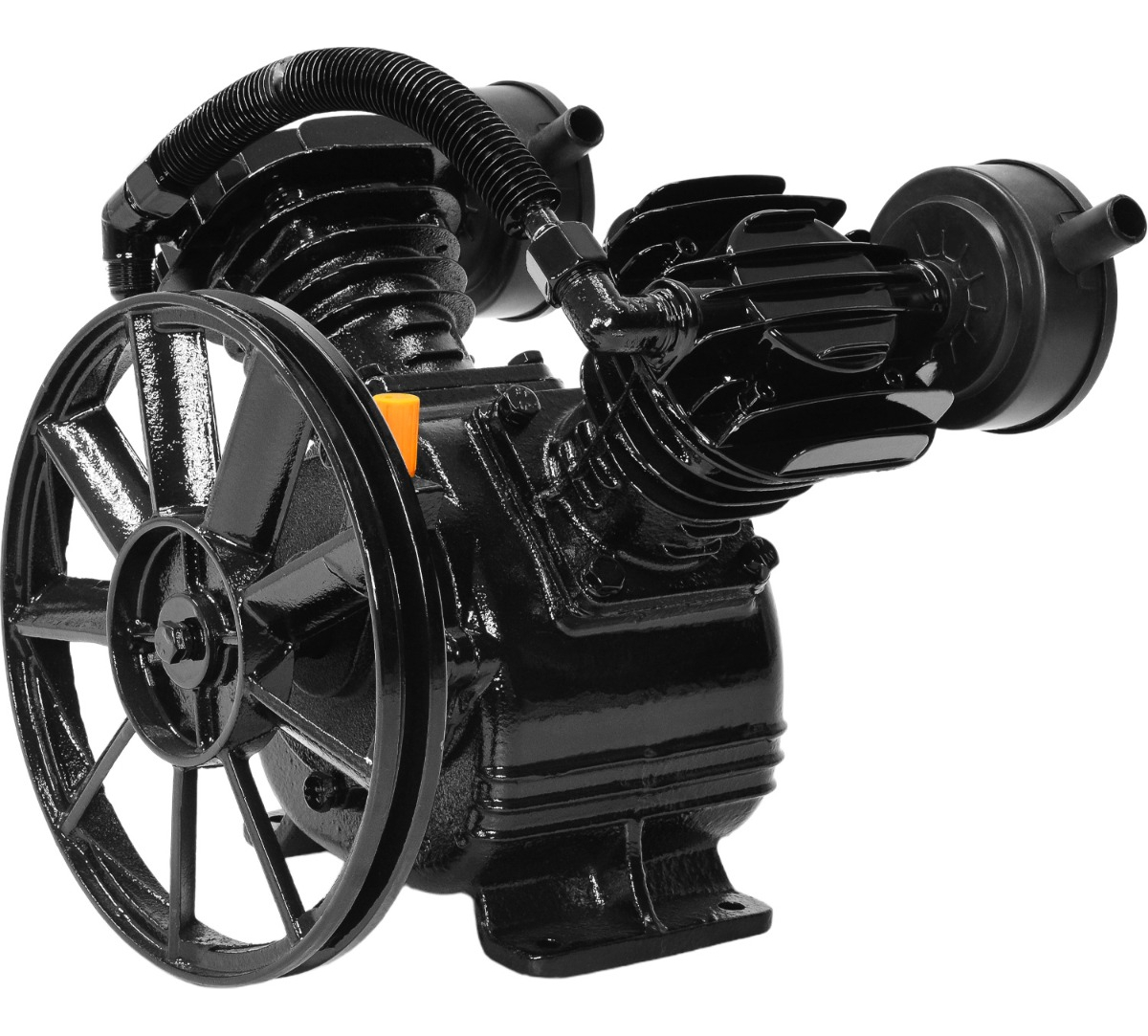 Cabezal Para Compresor 3hp 2 Cilindros En W 115 Psi 1050 Rpm