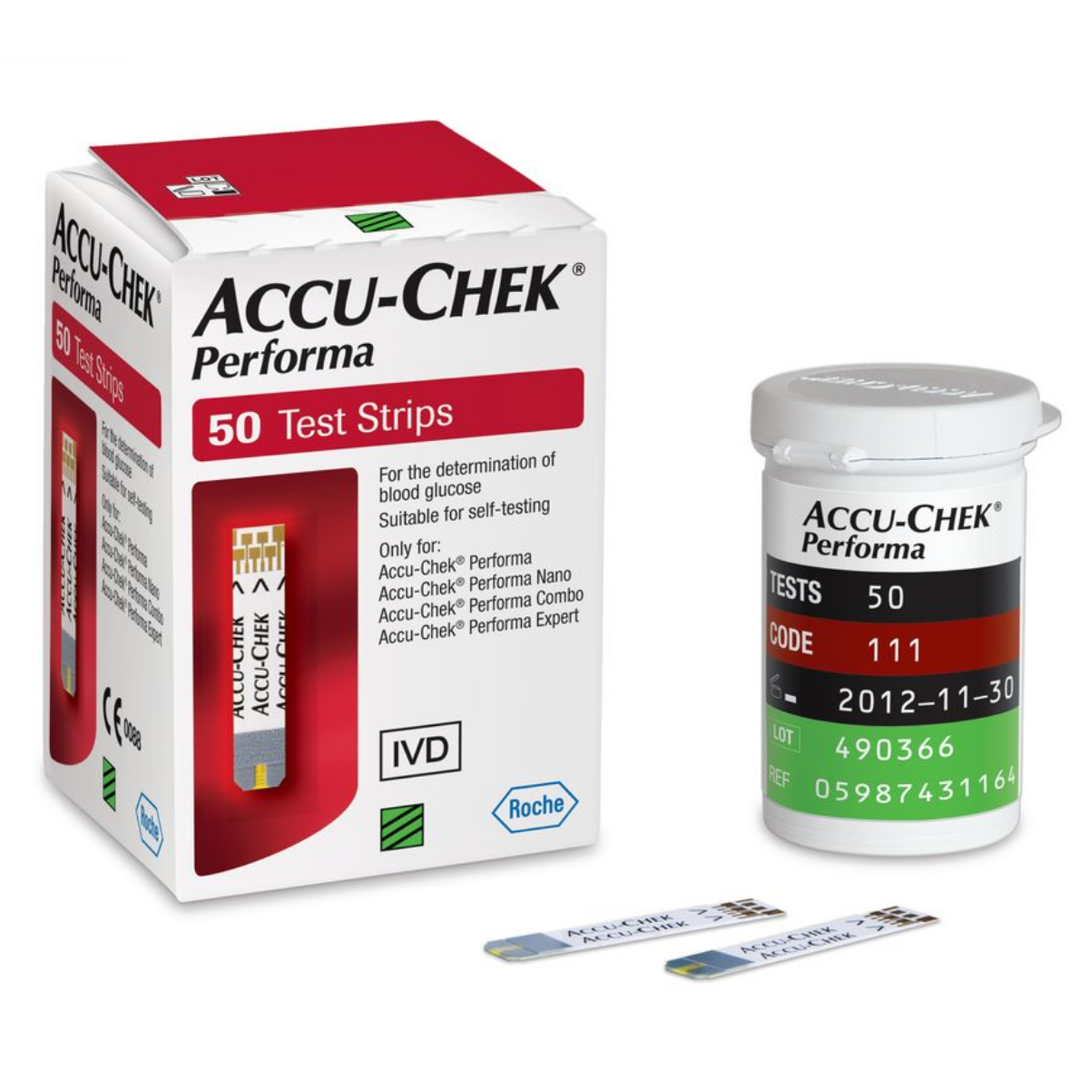 Tiras Reactivas Accu-Check Performa c/50 - Médica Depot