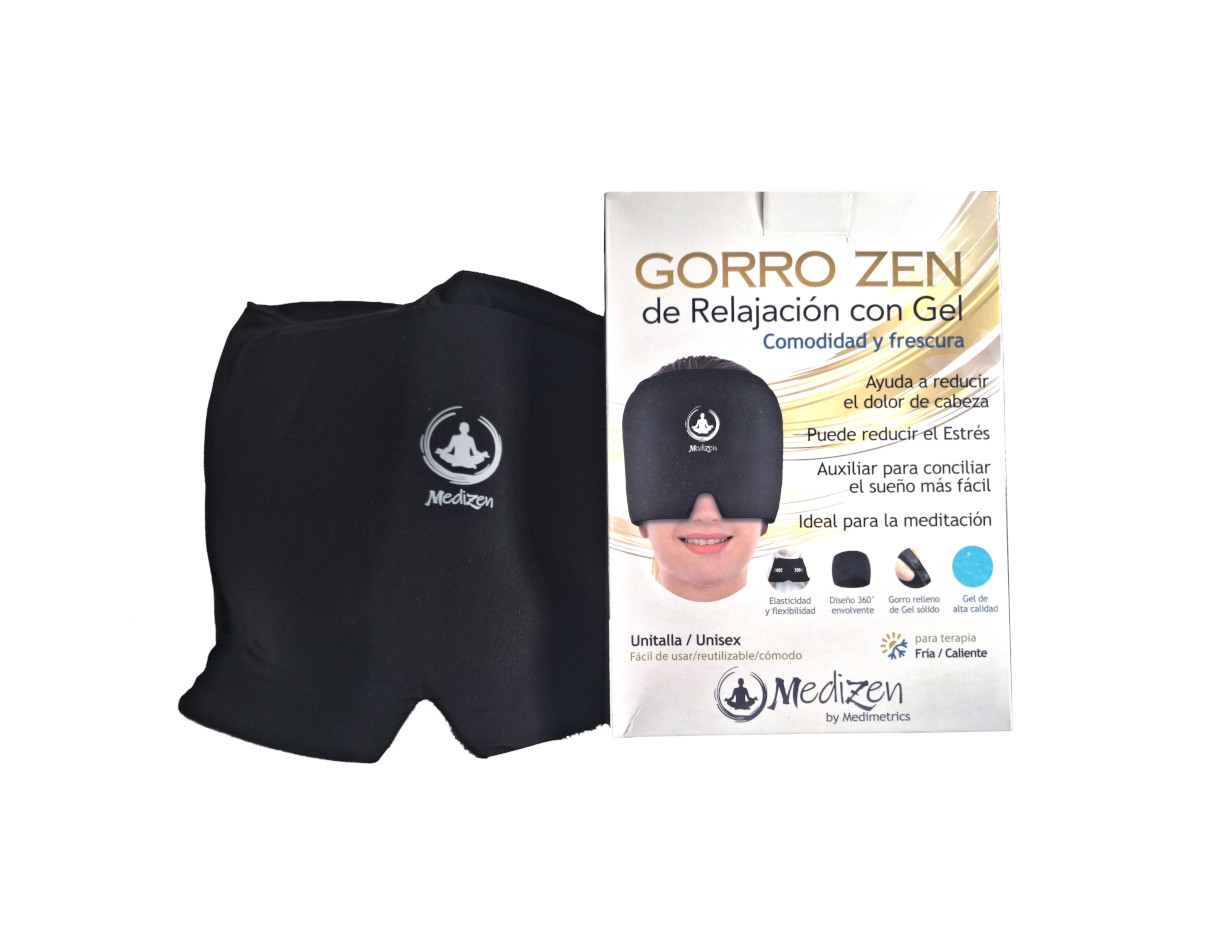 Medizen - Gorro Zen De Relajación Terapia Fria Y Caliente