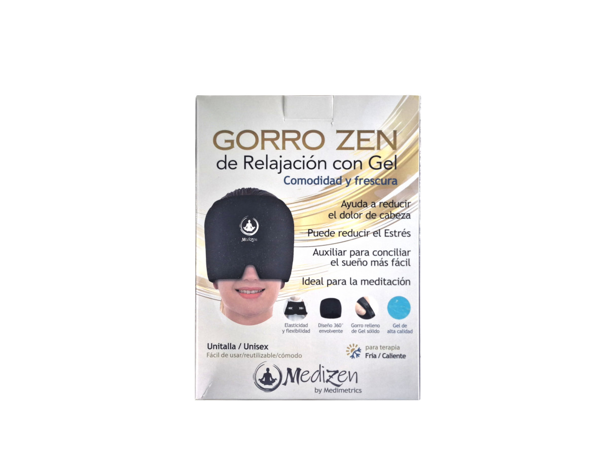 Medizen - Gorro Zen De Relajación Terapia Fria Y Caliente