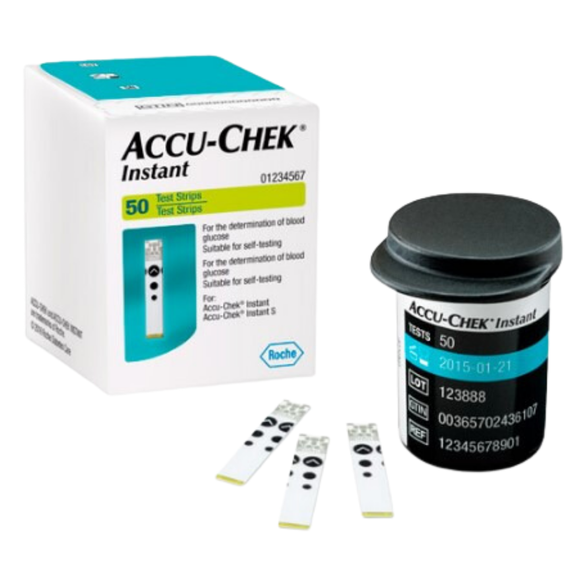 Tiras Reactivas Accu Check Instant c/50 - Médica Depot