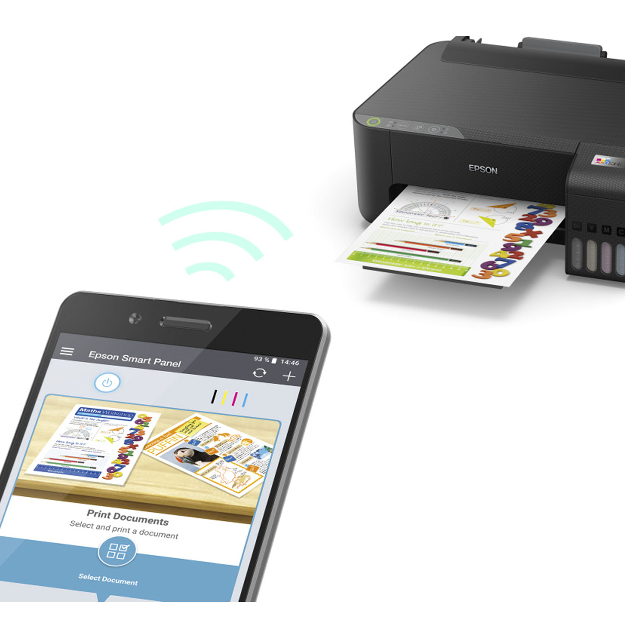 Impresora Epson Ecotank L1250 Color Inyección Tanque de Tinta Inalámbrico