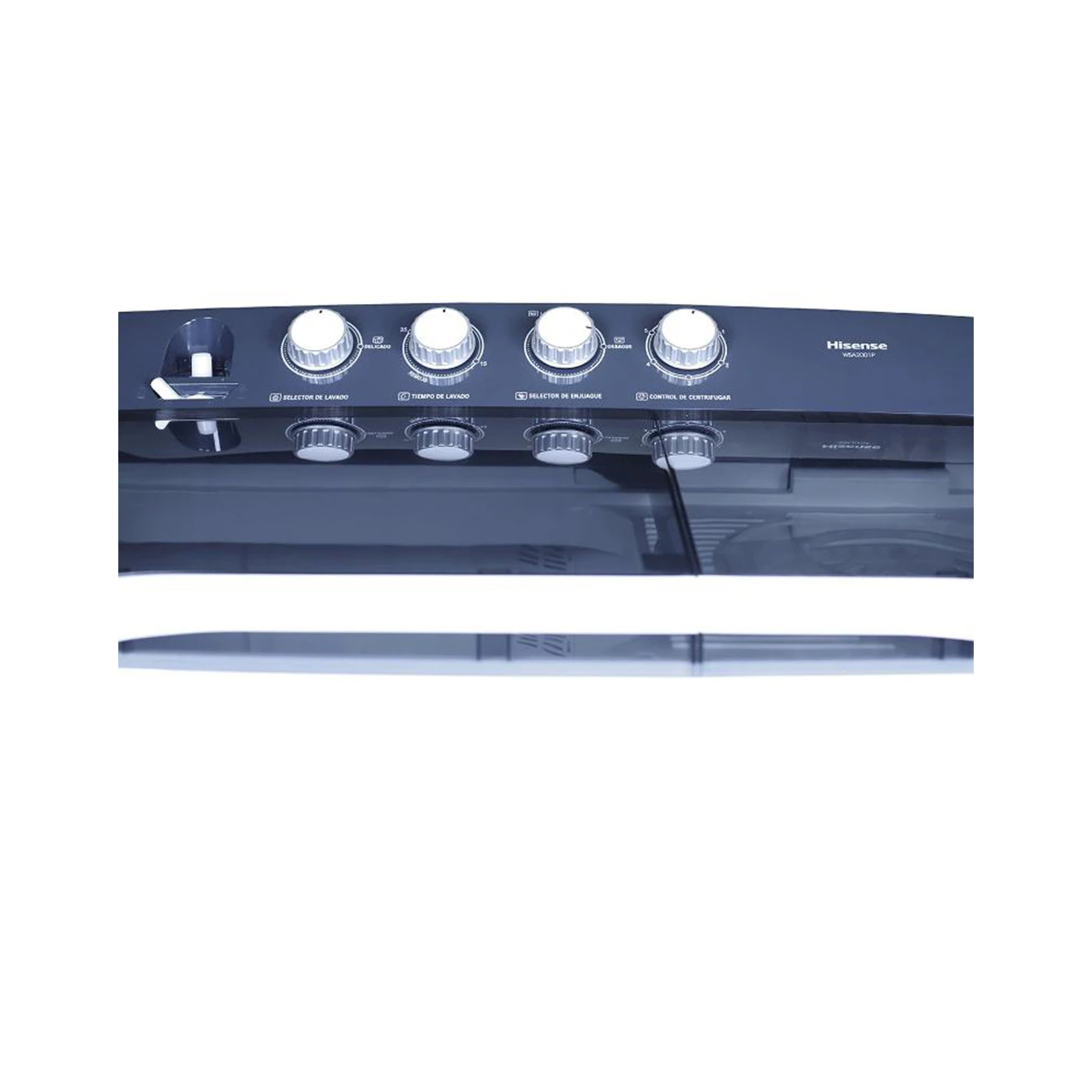 Lavadora Semiautomática Doble Tina Hisense 20 kg WSA2001P