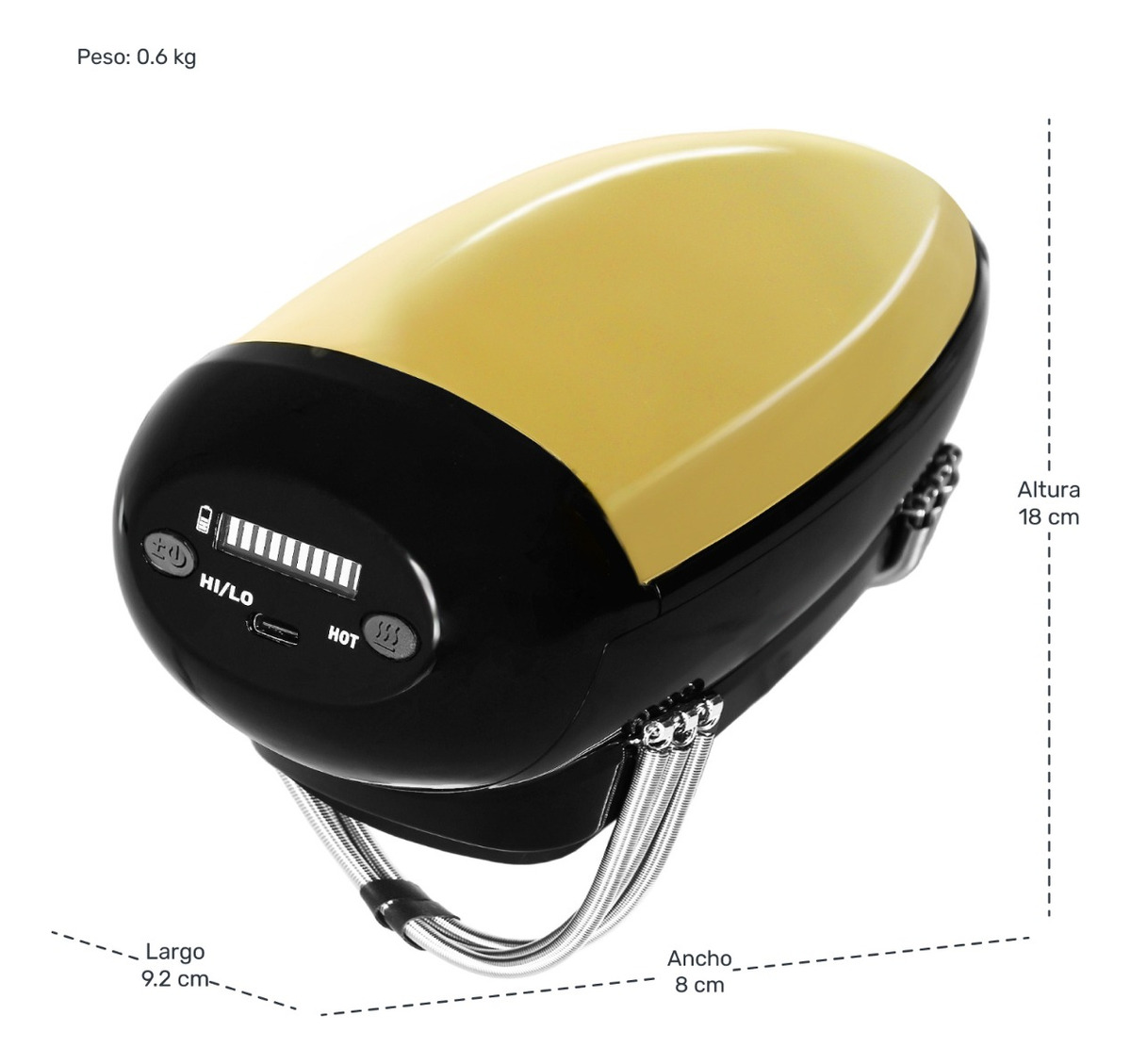 Masajeador Inalambrico Barbero Barberia Facial 2 Velocidades